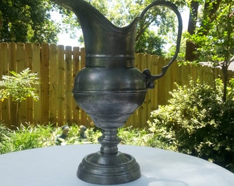 Pewter vase  Etsy