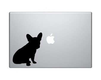 french bulldog decal, french bulldog Sticker, dogs car Decal, dog macbook or Wall Stickers, bulldog wall sticker, removable wall decor