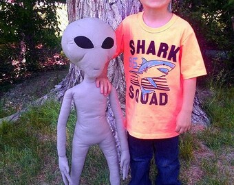 Meet Zort, The Alien Grey Plush - Digital Sewing Pattern!