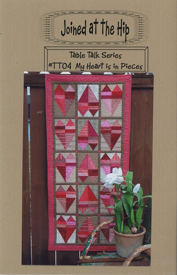 Valentine Quilted Table Runner Pattern Joined at the Hip