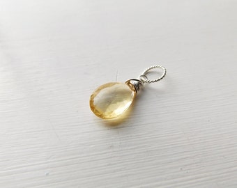 Citrine Charm Pendant by Quintessential Arts