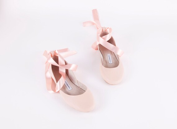 nude pointed ballet flats