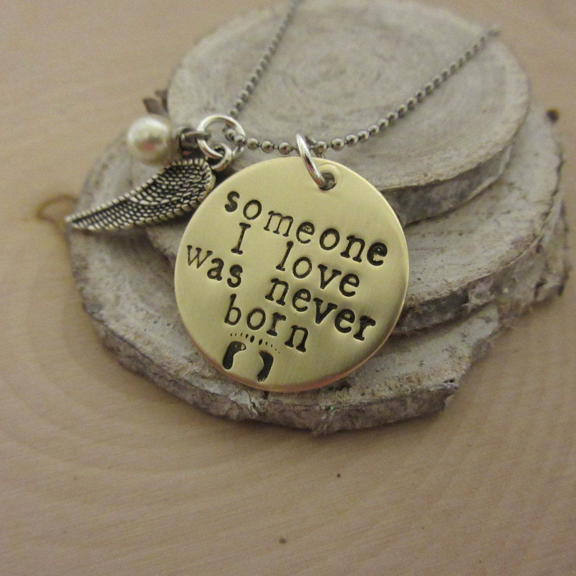 Infant Loss Jewelry Memorial Necklace Pregnancy Loss