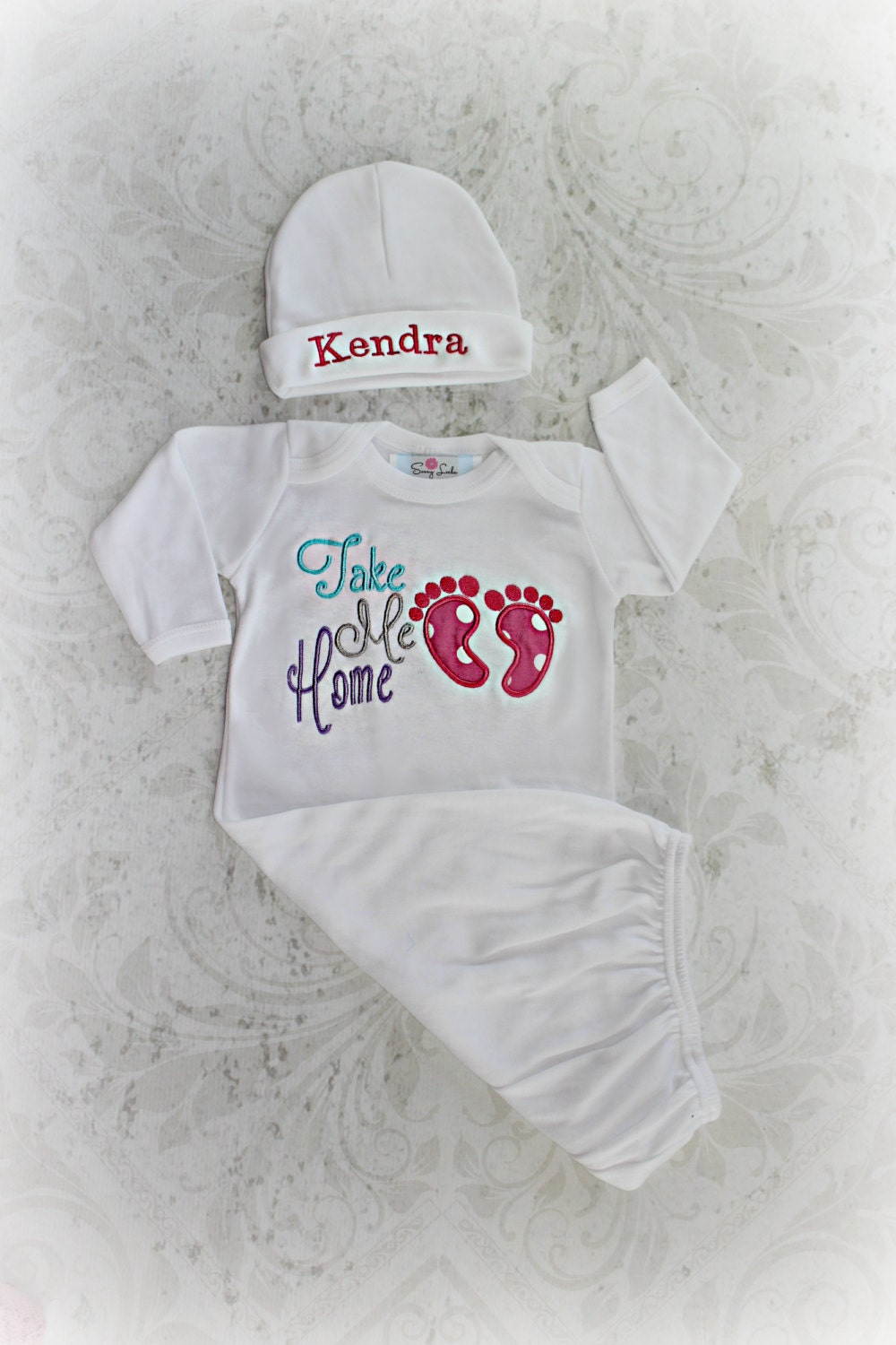 personalized take me home outfit for baby boy