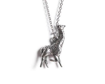 Giraffe Necklace - Animal Jewelry