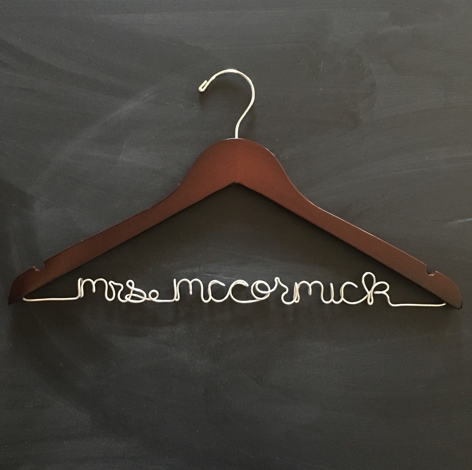 Name Clothes Hanger Wedding Dress Hanger Personalized