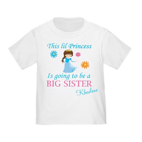 big sister princess shirt