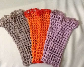 Mediterranean Gloves - Wedding Gloves / Bridal Gloves / Long Gloves / Fingerless Gloves / Hooked Gloves / Crochet Gloves / Custom Order