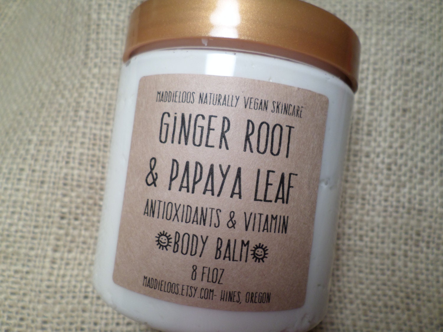 VeganGinger Root & Papaya Spice Scented ANTIOXIDANT and