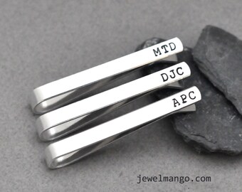0401~MM11 silver TABI tie clip main image 1