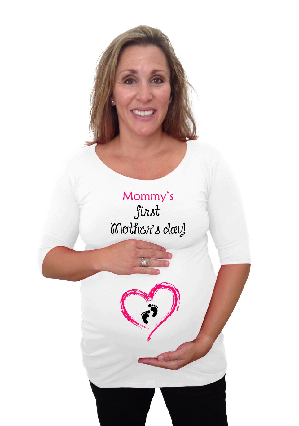Mothers day Gift Maternity Shirt Mommy's first