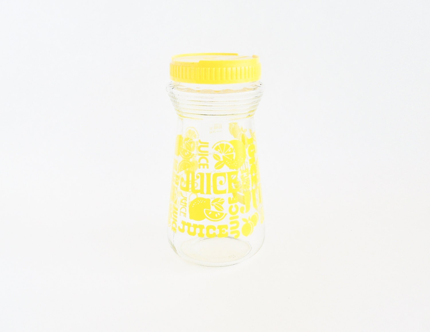 Lemon Yellow Juice Jar Canister
