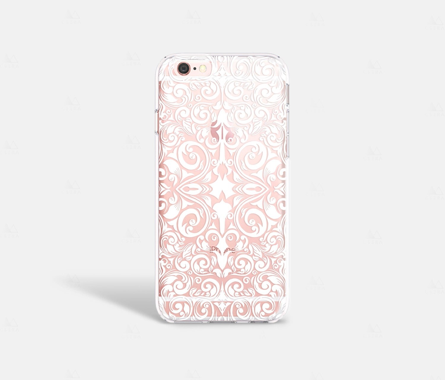 Art Deco iPhone 7 Case Clear LUX Rubber iPhone 8 Case Clear