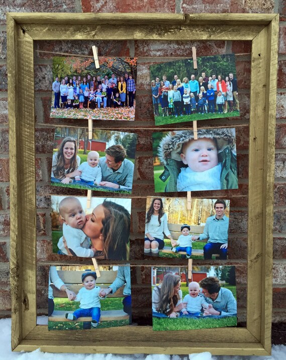 Barn Wood Multiple Picture Frame Rustic Wedding Placecard