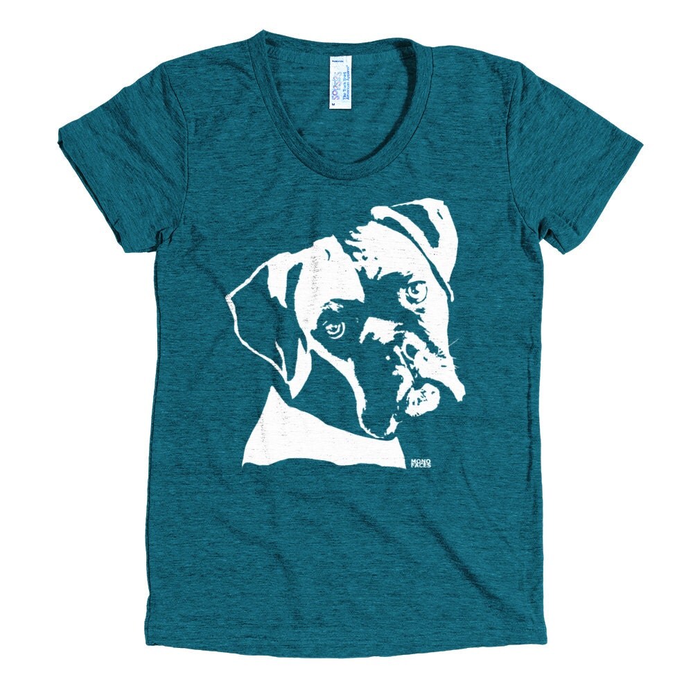 Boxer Dog Womens Shirt Boxer Dog Gifts by MONOFACESoADULT on Etsy