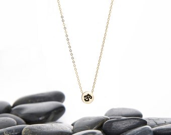Yoga Jewelry, Yoga Necklace, Ohm Necklace, Om Jewelry, OM, Om Pendant, Om Charm, Ohm, Yoga, Ohm Jewelry, Yoga Gift, Om Symbol, n245m