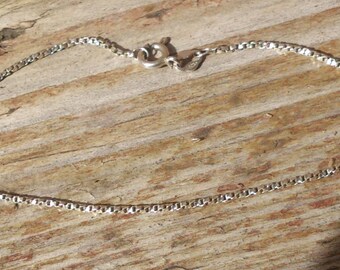 Vintage sterling silver fancy chain bracelet