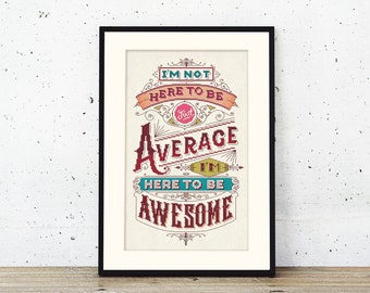 Awesome Cross Stitch Pattern (Digital Format - PDF)