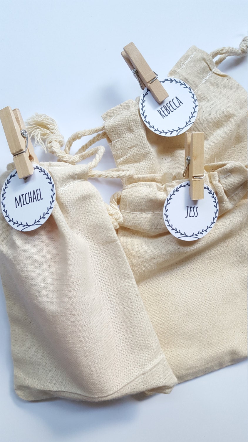 Personalised Wedding Guest Name Tags