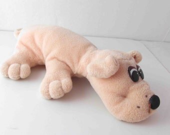 Pound Puppy Peach Plush Dog Toy Stuffed Vintage - 9 Inches