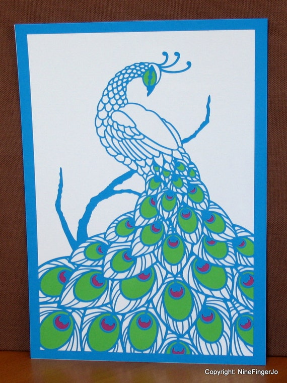 Download Template SVG Peacock Paper Cut Template Papercutting