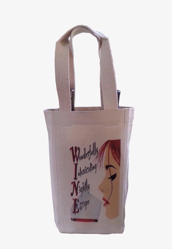 funny wine bags