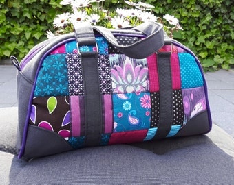 Patchwork Bowler Bag 'Maisie'