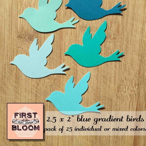 Bluebird Bluebirds Die Cut Scrapbooking Card Making