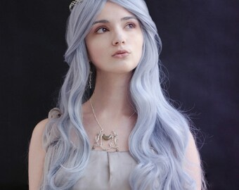 Silver Branch Tiara - Moonlit Forest, Elven circlet, Celtic crown, Fantasy bridal set, Enchanted Mermaid headpiece, woodland crown,LotR tiar