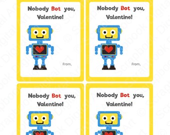 Robot valentine | Etsy