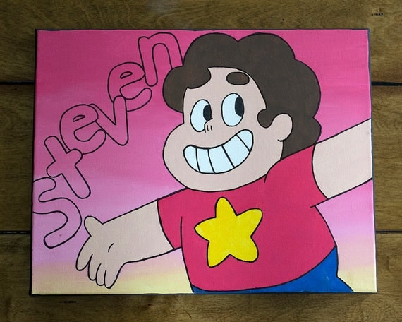 Steven Universe Canvas Painting 11x14in