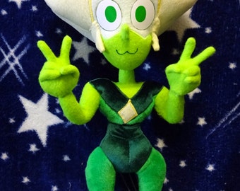 Steven Universe inspired 55 cm high Peridot full poseable art doll plushie (CUSTOMIZATIONS OK! read description please!) made-to-order