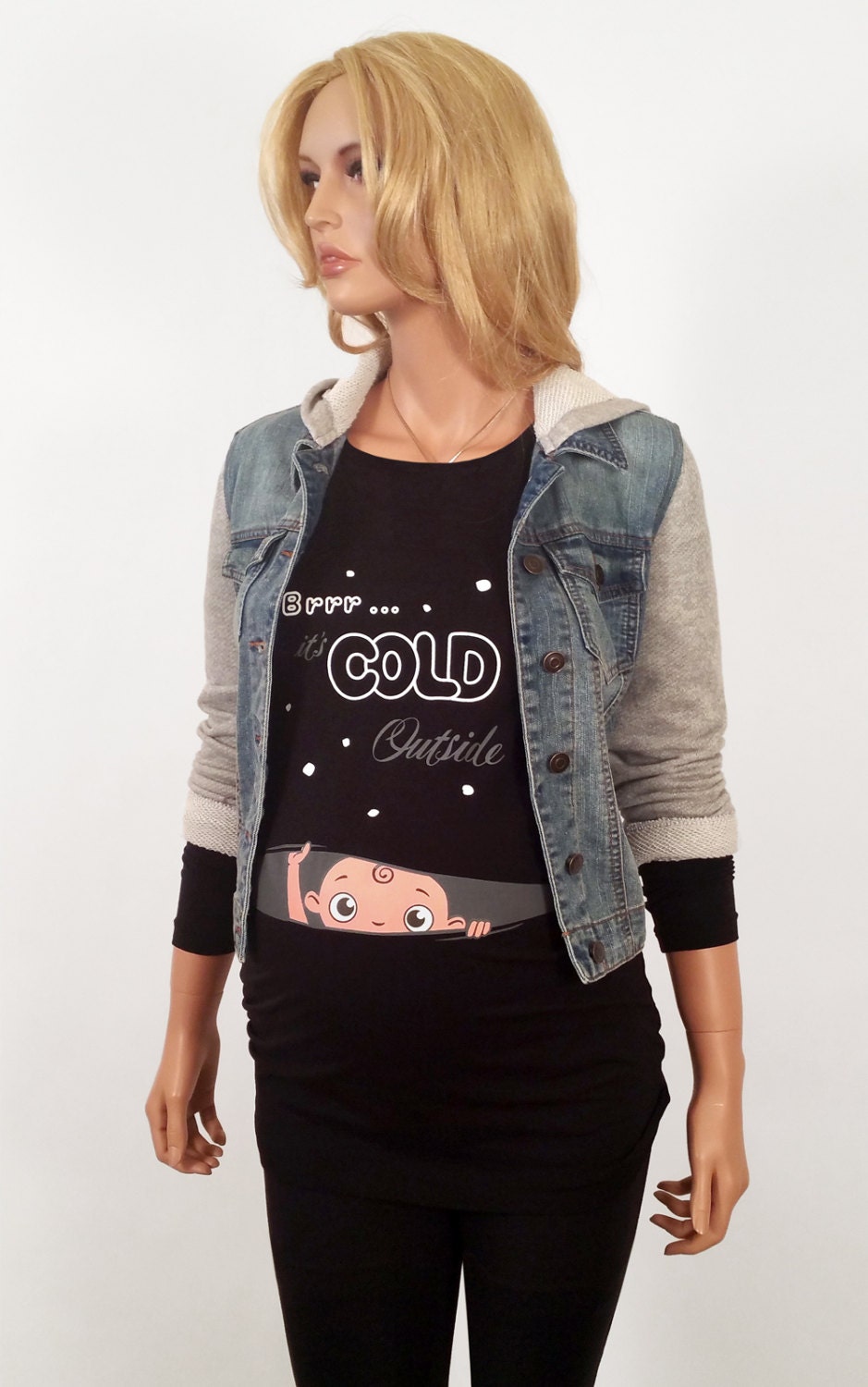 funny maternity christmas shirts