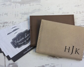 Business Card Holder, Monogrammed Card Holder, Business Card Holder, Corporate Gifts, Boss Gift, Fathers Day Gift, Groomsmen gifts