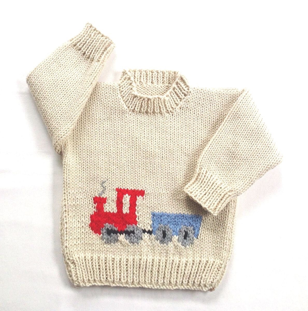 Kleinkind stricken Zug Pullover 12 bis 24 Monate Baby
