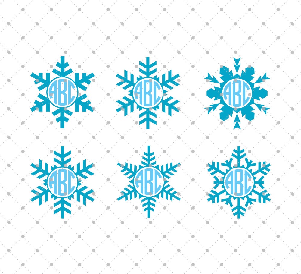 Christmas Snowflake SVG Cut Files Snowflake SVG Christmas