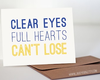 Friday Night Lights Series | Clear Eyes Full Hearts Can't Lose & Tim Riggins Quotes