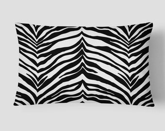 Zebra lumbar pillow Etsy