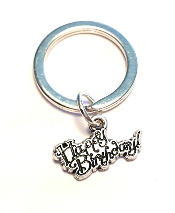 Happy Birthday Keychain Custom Keychain by