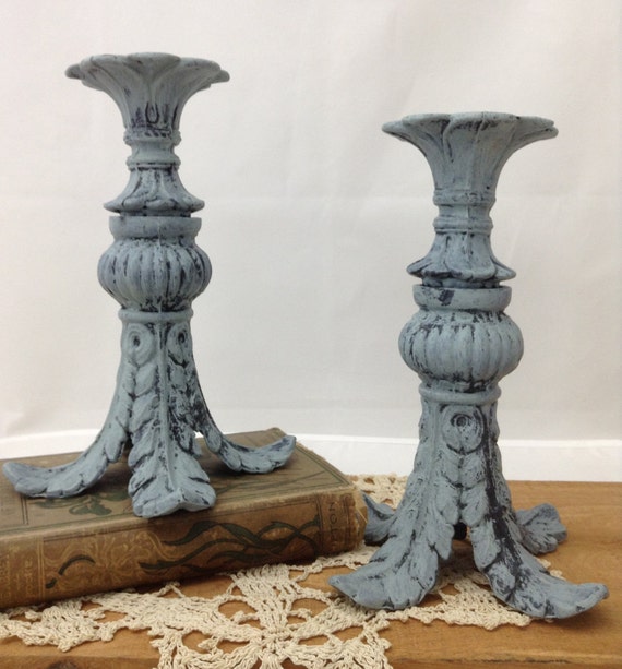 Shabby Chic Candle Holder Boho Candle Holder Metal Candle