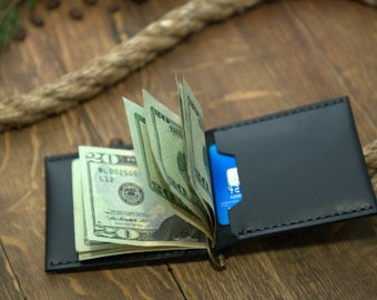Groomsmen Gift, Wallet, Leather Wallet, Money Clip Wallet, Money Clip Wallet, Handcrafted wallet,groomsmen wallet, groomsmen gifts