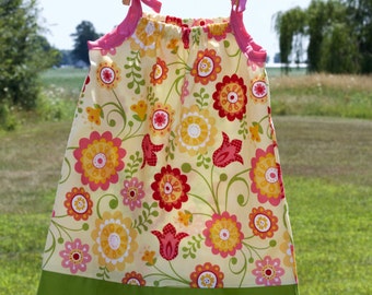 Pillowcase dress//sun dress//swimsuit coverup//