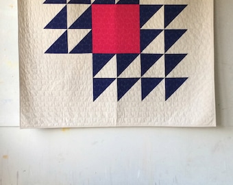 Fly Away, a PDF modern quilt pattern in two sizes, by Heather Jones