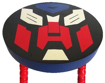 Transformers Optimus Prime Autobots Logo Step Stool