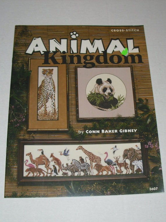 Animal Kingdom Counted Cross Stitch Pattern Booklet Wildlife