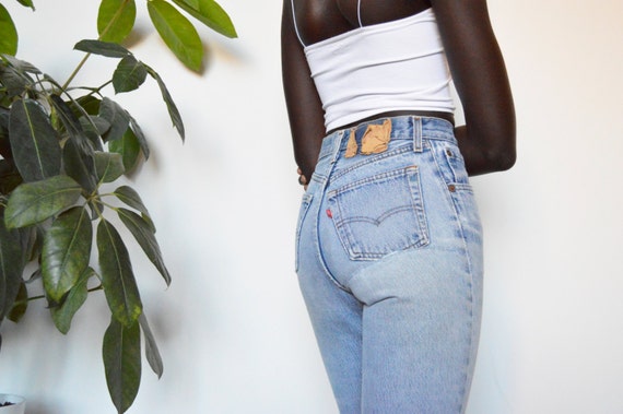 high waisted boyfriend jeans levi