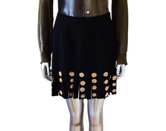 Moschino Cheap and Chic Vintage Wool Skirt