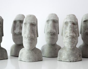 Easter Island heads Moai concrete gift sculpture Statue cement beton product