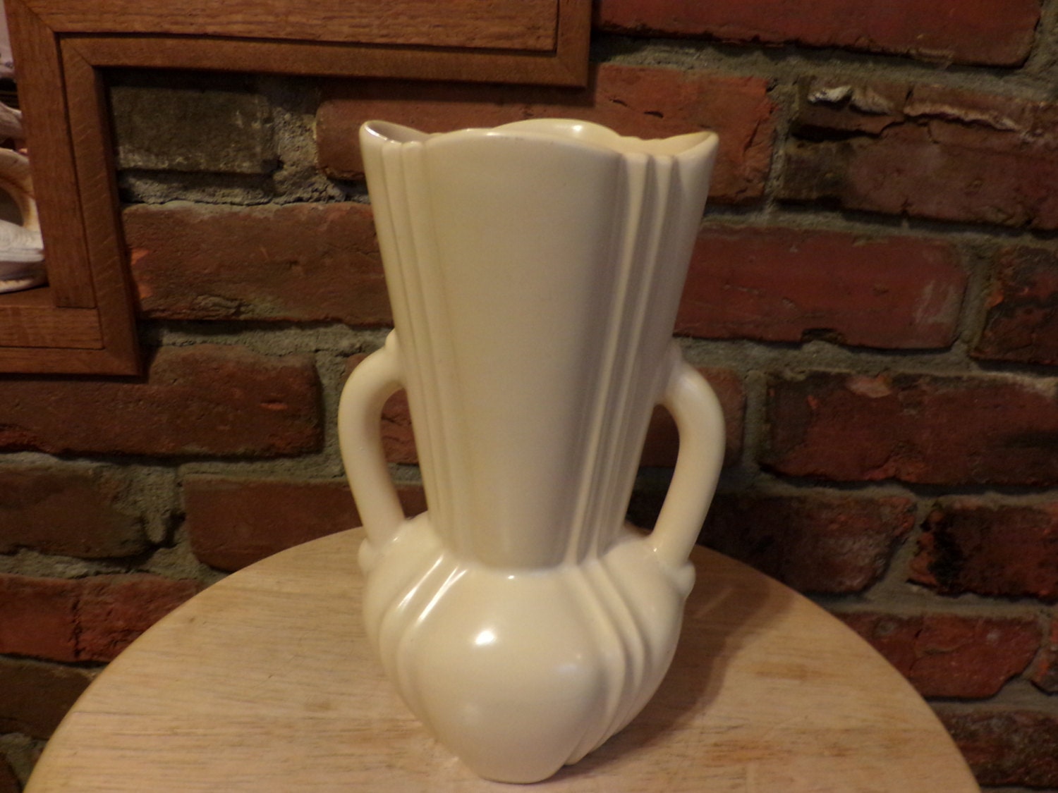Bauer Vase Bauer two handled vase Bauer pottery Vintage