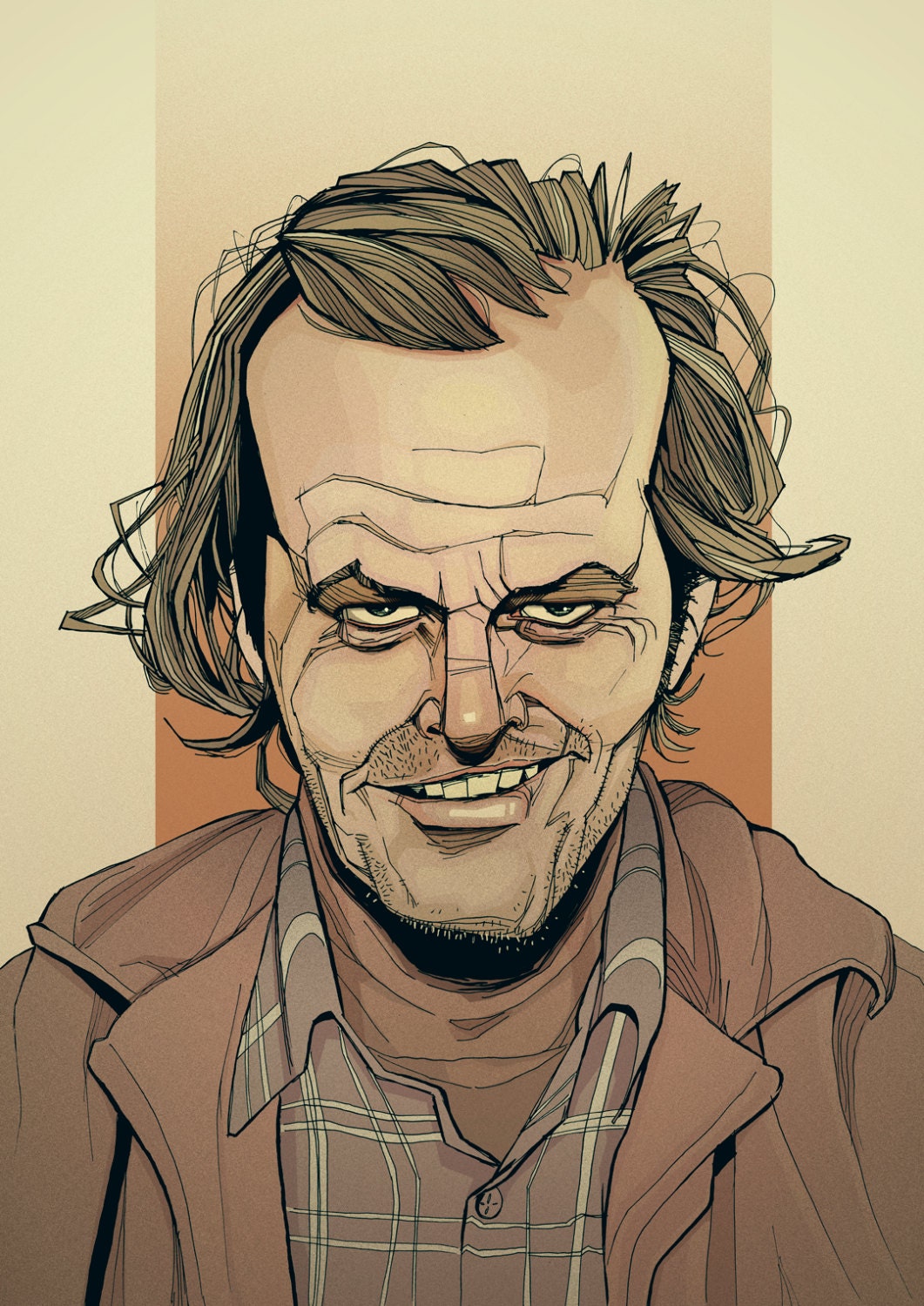 The Shining Art Print Jack Nicholson as Jack Torrance